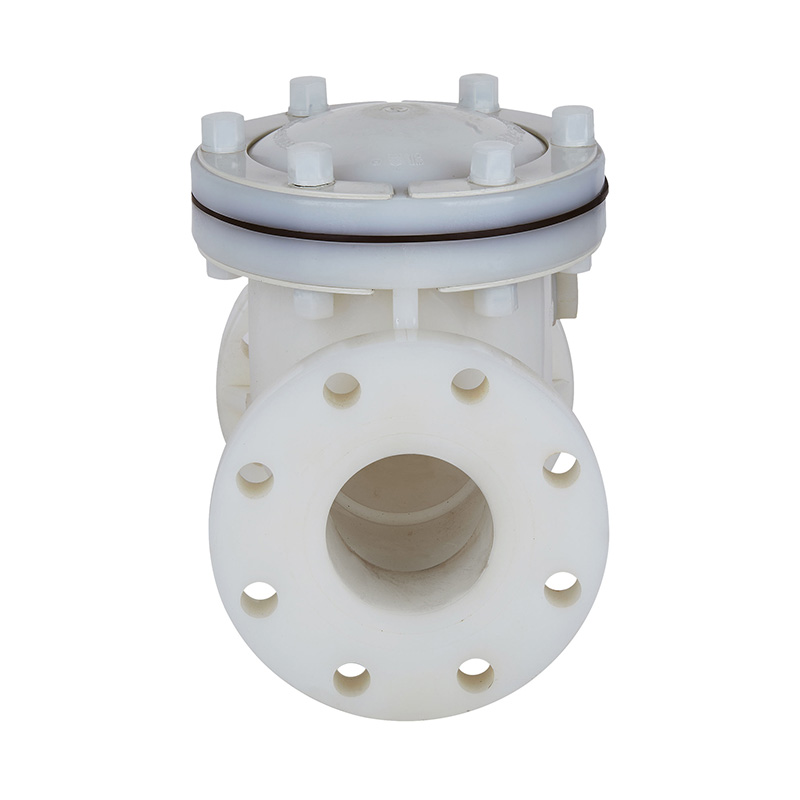 PVDF H44F-10F เช็ควาล์วชนิดพิเศษวิง DN15-300 GB มาตรฐาน