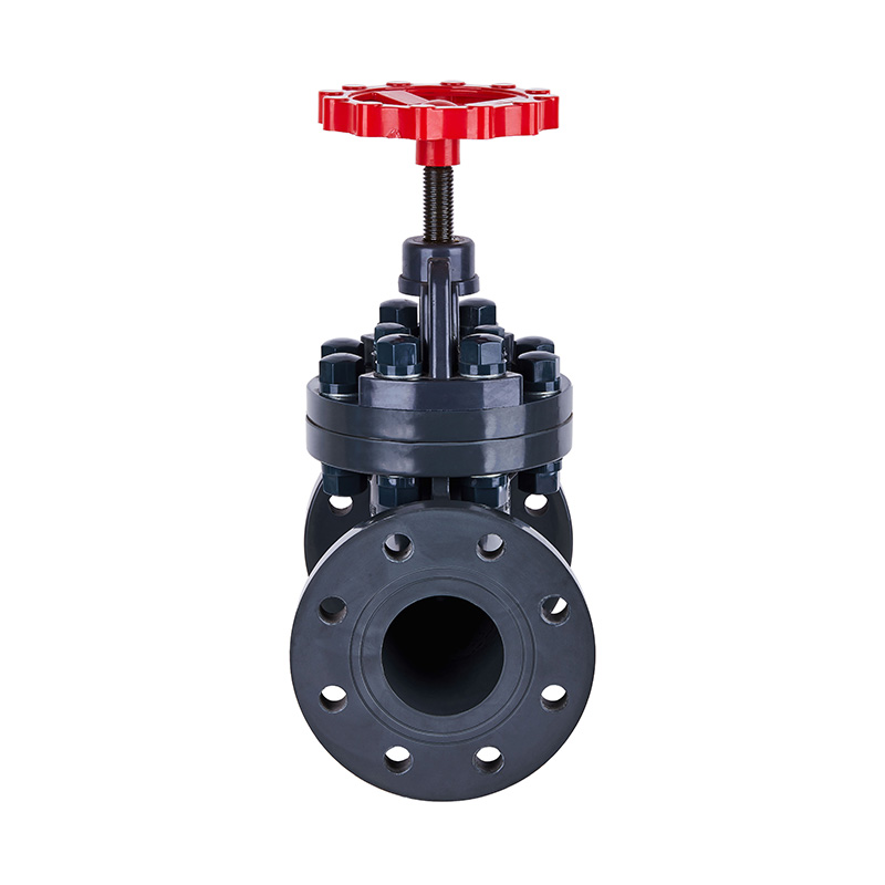 PVC-U J41F-10U โกลบวาล์วชนิดแปลน DN15–150 1/2 '-6' มาตรฐาน ANSI
