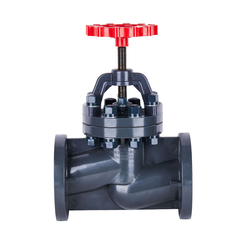 PVC-U J41F-10U โกลบวาล์วชนิดแปลน DN15–150 1/2 '-6' มาตรฐาน ANSI