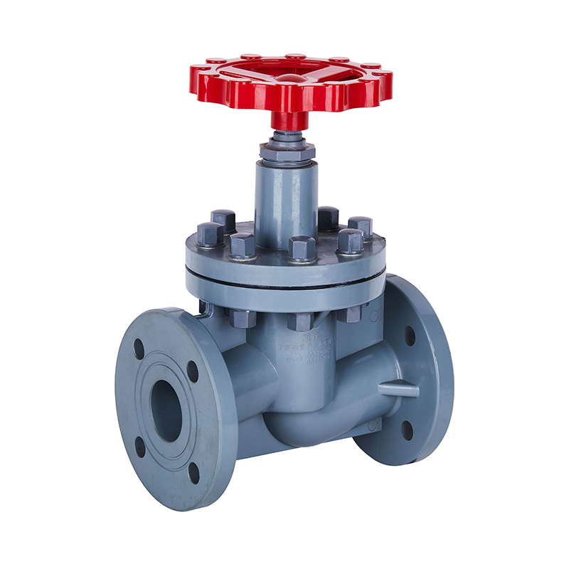 PVC-C J41F-10V Flange Type Globe Valve DN15-150 GB Standard
