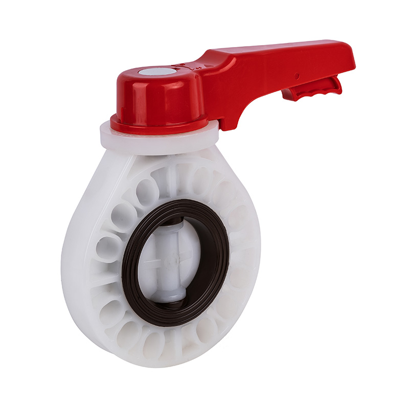 PVDF D71X-10F Handle Butterfly Valve DN15-200 GB Standard