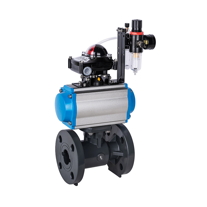 PVC-U Q641F-10U บอลวาล์วเหมือนกับ DN20-300 20A-300A มาตรฐาน JIS