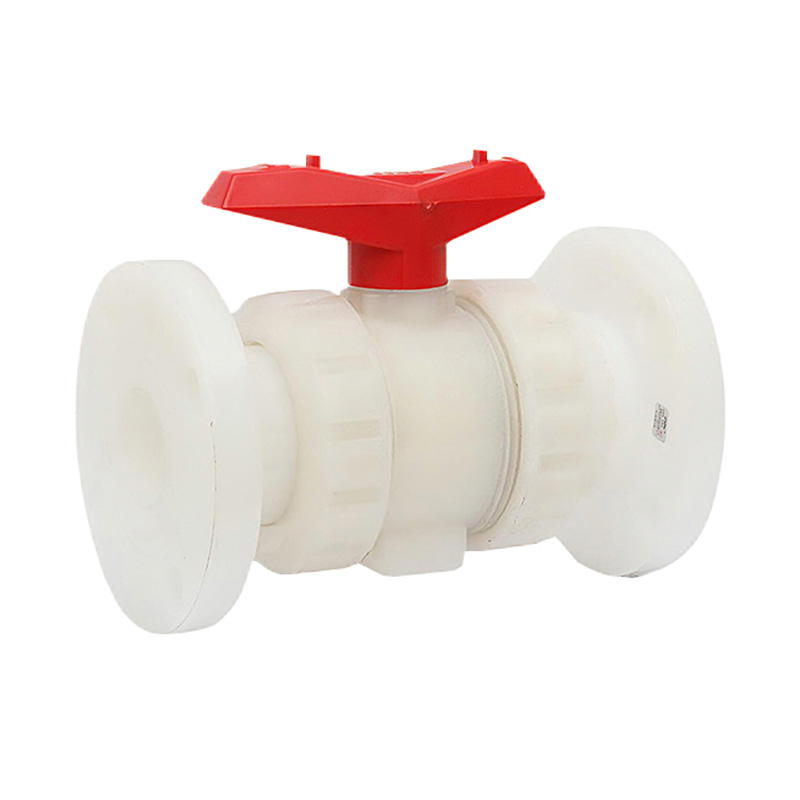 PVDF Q41F-10F Flanged True Union Ball Valve DN15-100 1/2'-4' ANSI Standard