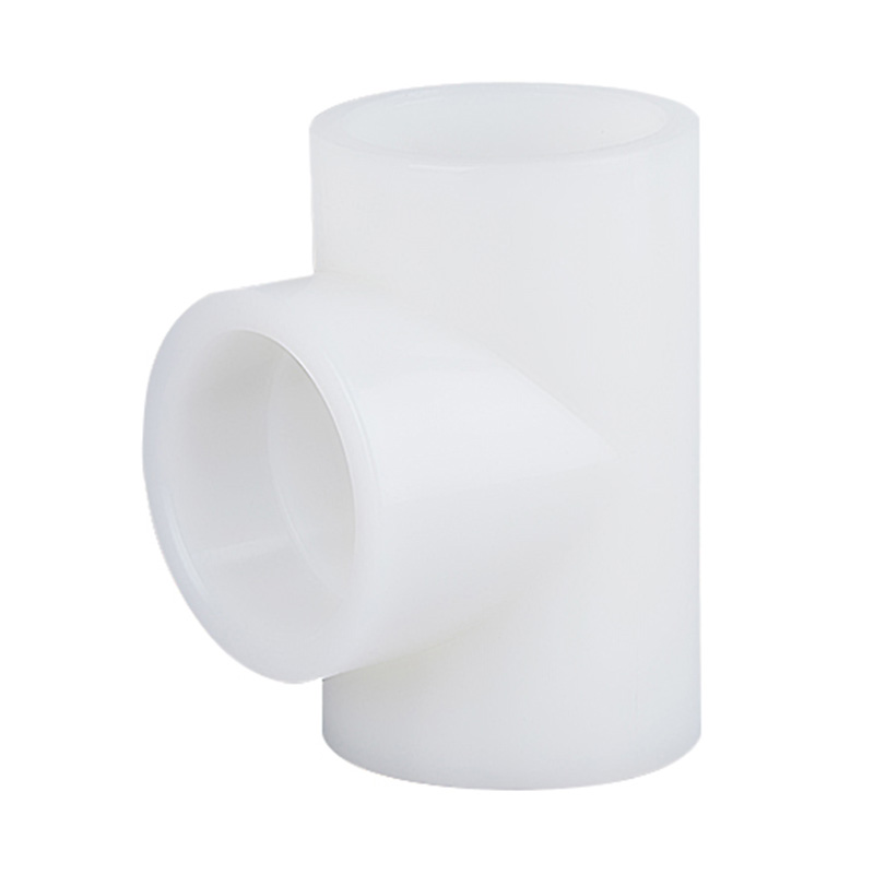 PVDF Hot Melt Socket Tee DN15-100 GB มาตรฐาน